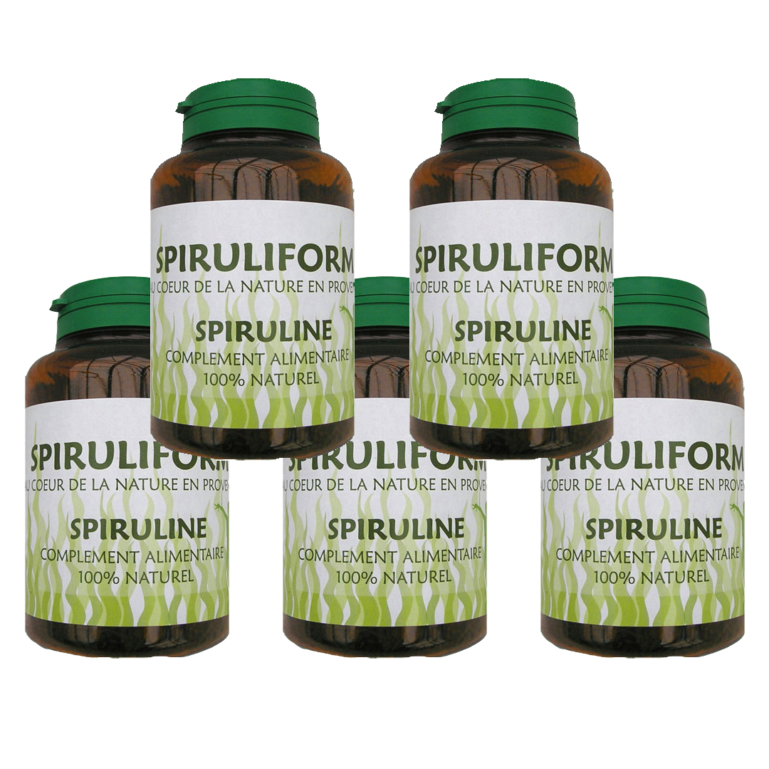 Spiruline en poudre 600g (6 mois de cure)